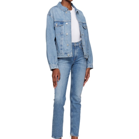 Agolde Light Blue Jean Jacket - Picture 4 of 5